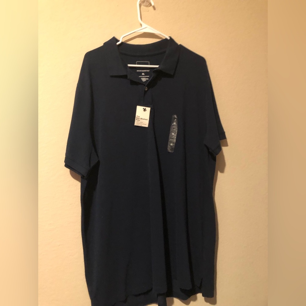 NWT Navy Sonoma Mens Collared Polo